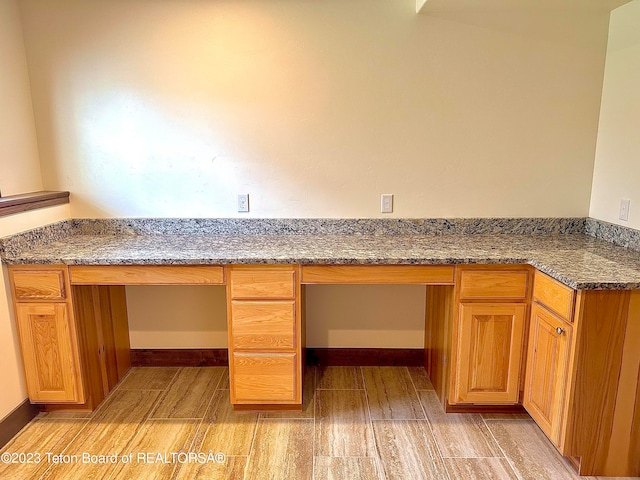 interior space with light wood-type flooring