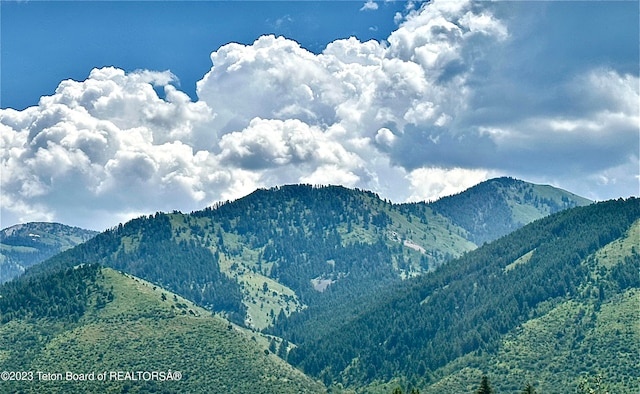 view of mountain view