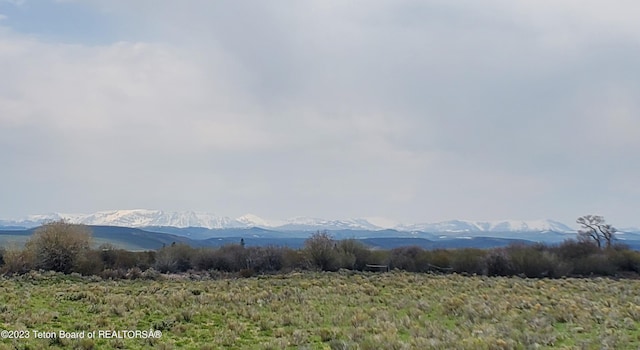 view of mountain feature