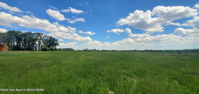 view of nature with a rural view