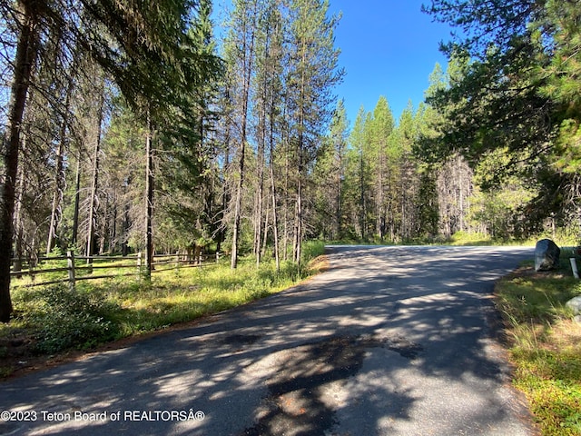 view of road