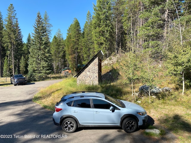 view of vehicle parking