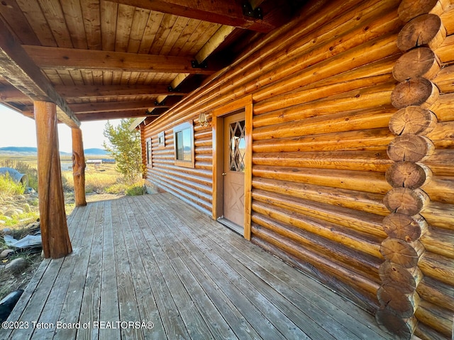 view of deck