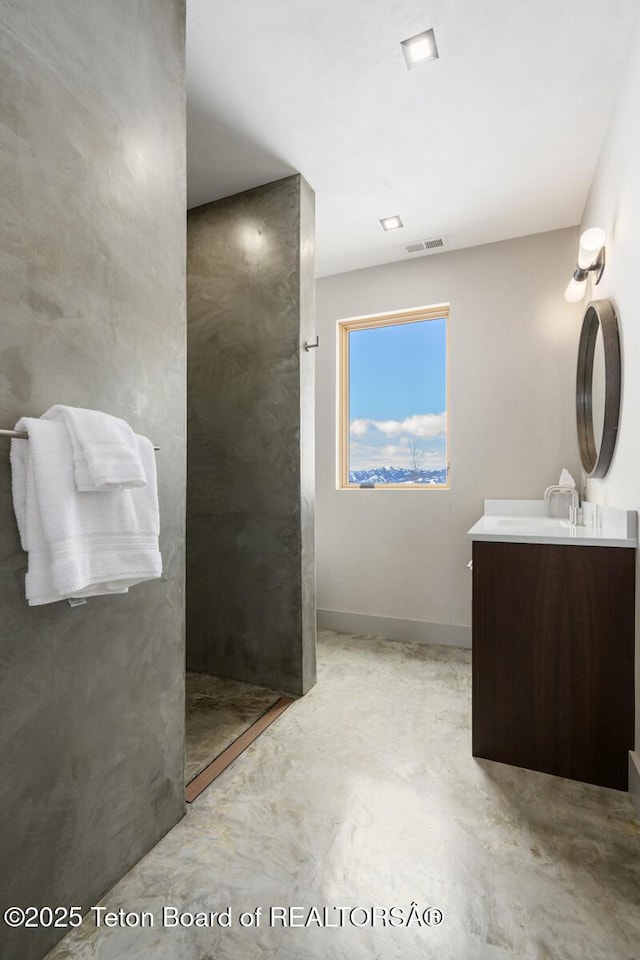 3139 Slinger Ct, Driggs, ID 83422 - full bath with vanity and walk in shower
