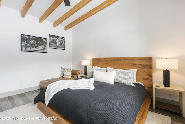 3139 Slinger Ct, Driggs, ID 83422 - bedroom with wood finished floors, a ceiling fan, and baseboards