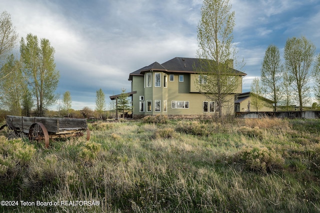 view of rear view of house