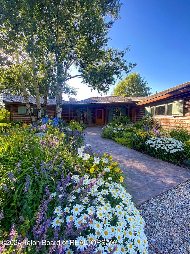 view of ranch-style home