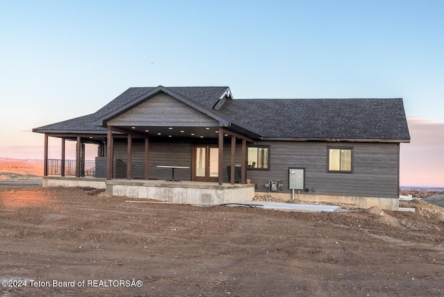 view of front of property