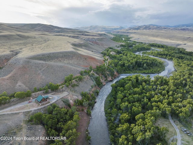 581 E Fork Rd, Dubois, WY 82513 - aerial view of mountains