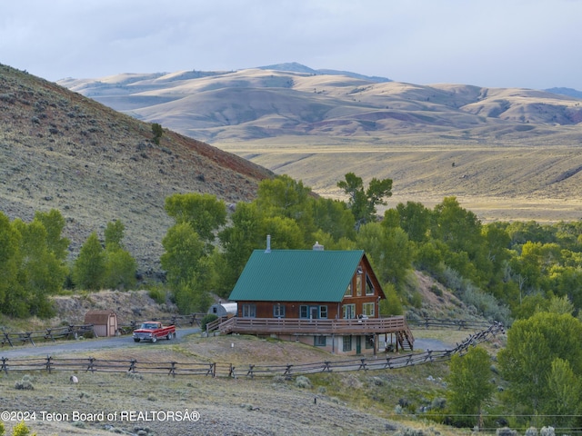 581 E Fork Rd, Dubois, WY 82513 - view of mountain background