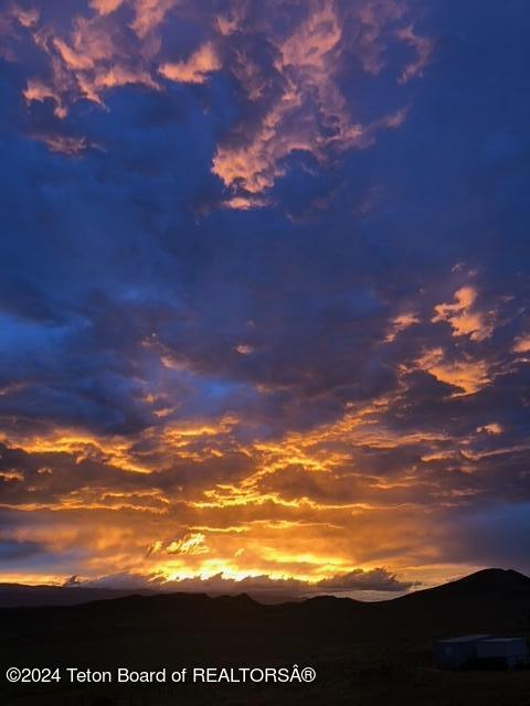 view of nature at dusk