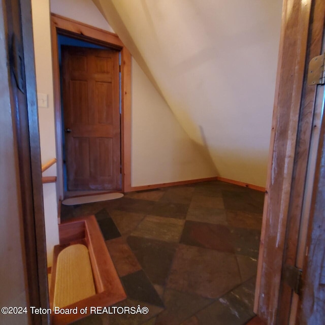 bonus room with lofted ceiling