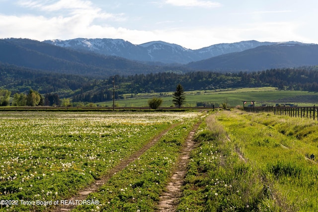 1845 S 5000 W, Driggs, ID 83422 - mountain view featuring a rural view