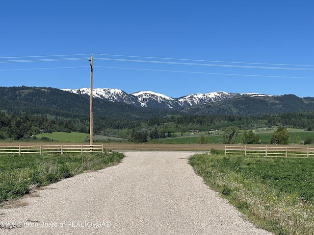 1845 S 5000 W, Driggs, ID 83422 - view of street with a mountain view and a rural view