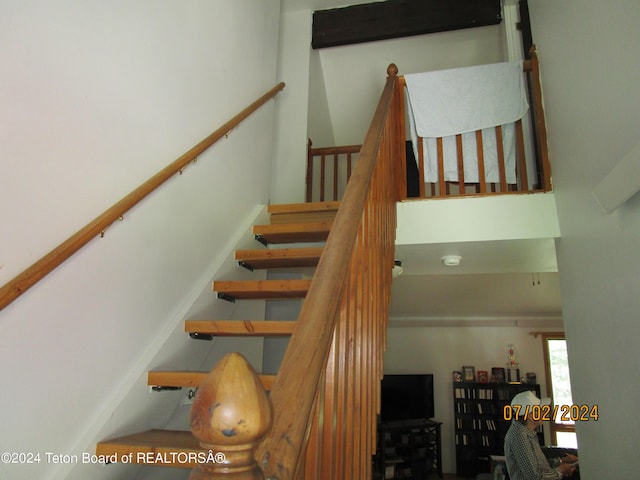 view of staircase