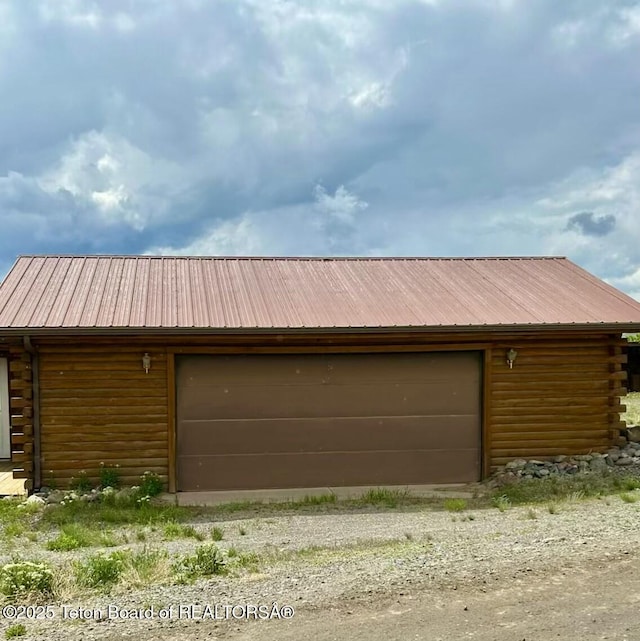 1404 Warm Springs Dr, Dubois, WY 82513 - view of detached garage