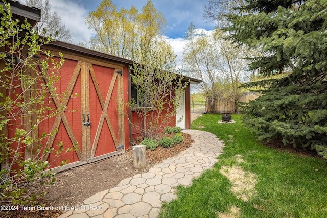 1655 E J-W Dr, Jackson, WY 83001 - view of outdoor structure featuring an outdoor structure and fence
