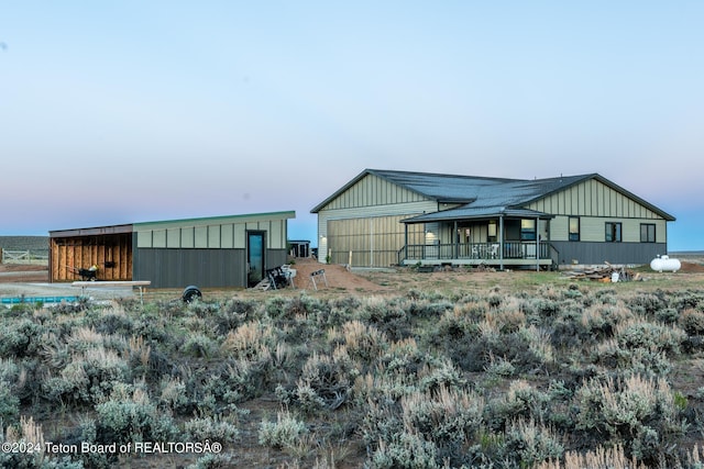 78 E Fork Big Sandy, Boulder, WY 82923 - exterior space featuring board and batten siding and an outdoor structure