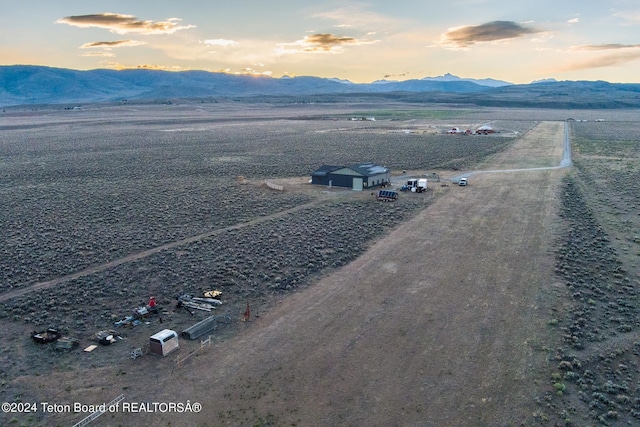 78 E Fork Big Sandy, Boulder, WY 82923 - drone / aerial view featuring a mountain view and a rural view