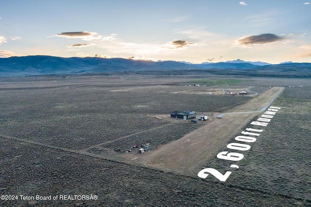 78 E Fork Big Sandy, Boulder, WY 82923 - drone / aerial view featuring a mountain view