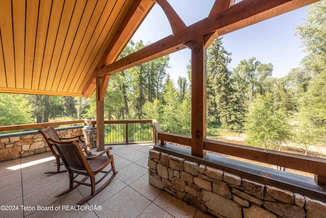 155 E Buck Mountain Rd, Jackson, WY 83001 - view of patio