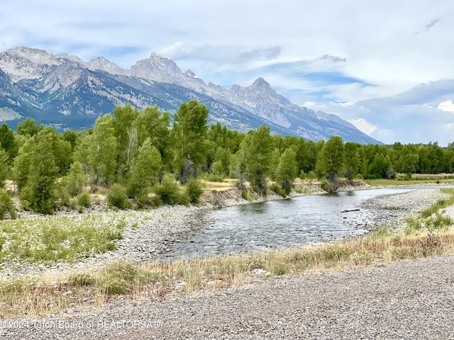 155 E Buck Mountain Rd, Jackson, WY 83001 - mountain view featuring a water view