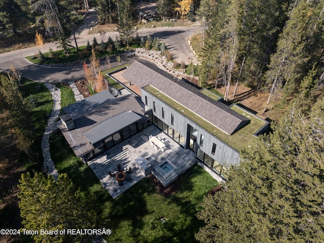 7750 N Lower Granite Ridge Rd, Teton Village, WY 83025 - aerial view of property and surrounding area