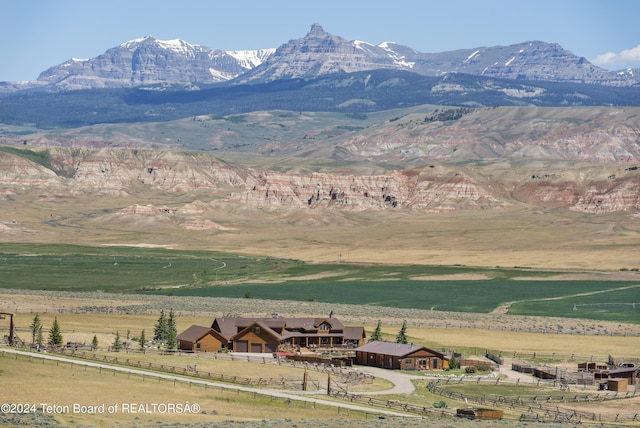14 Table Top Dr, Dubois, WY 82513 - mountain view featuring rural landscape
