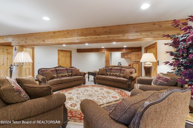 14 Table Top Dr, Dubois, WY 82513 - living room with recessed lighting
