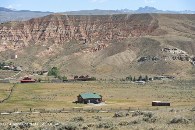 28 Table Top Dr, Dubois, WY 82513 - view of mountain background featuring rural landscape
