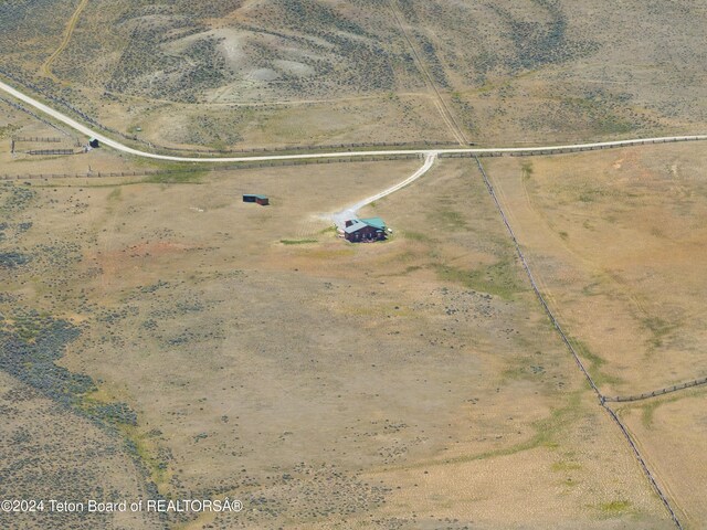 28 Table Top Dr, Dubois, WY 82513 - view of rural area featuring a desert landscape