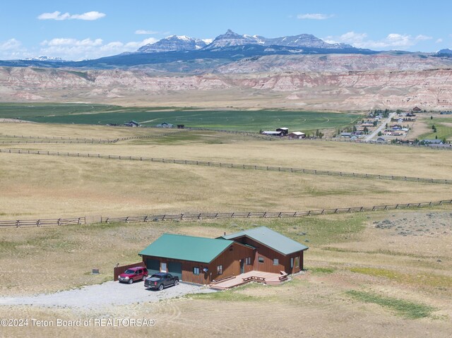 28 Table Top Dr, Dubois, WY 82513 - mountain view featuring rural landscape