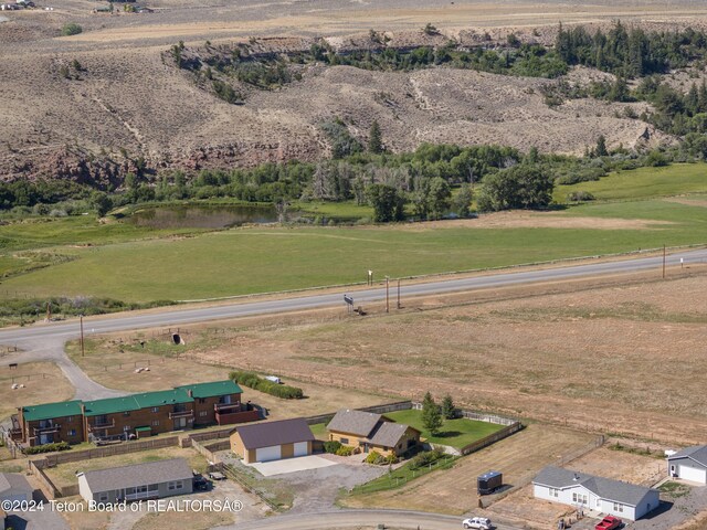 bird's eye view featuring a rural view