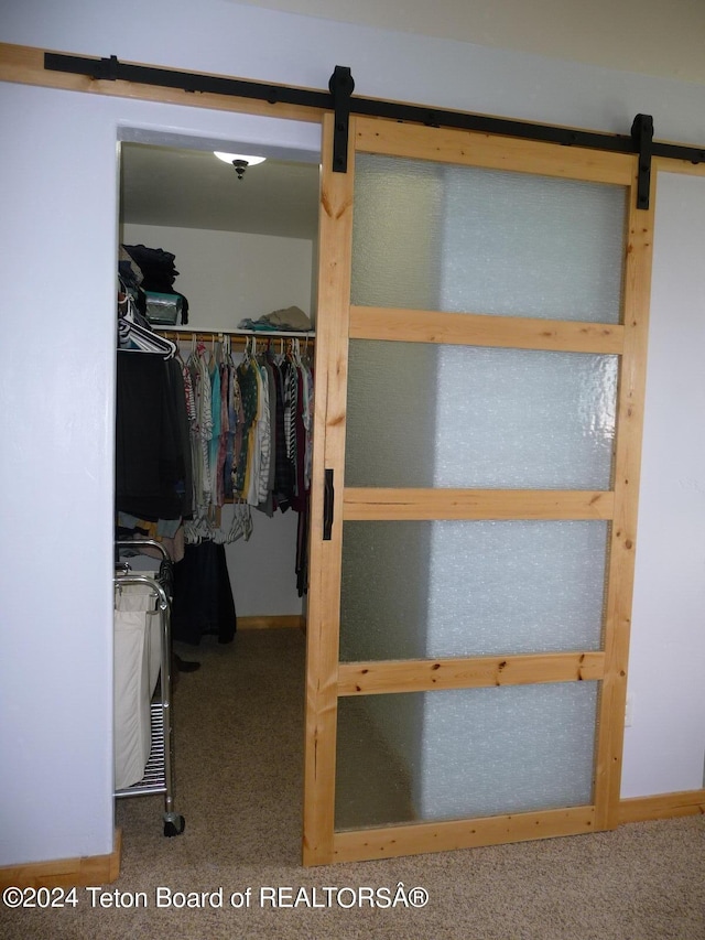 view of closet