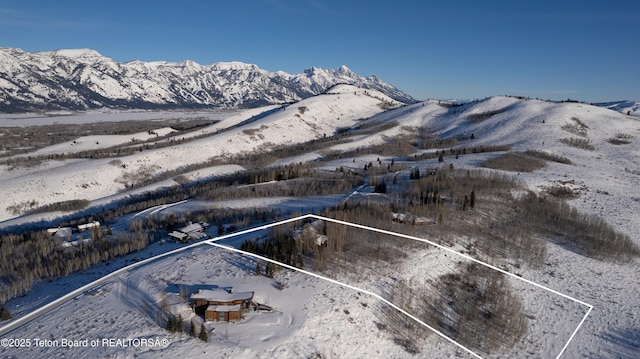 view of mountain feature