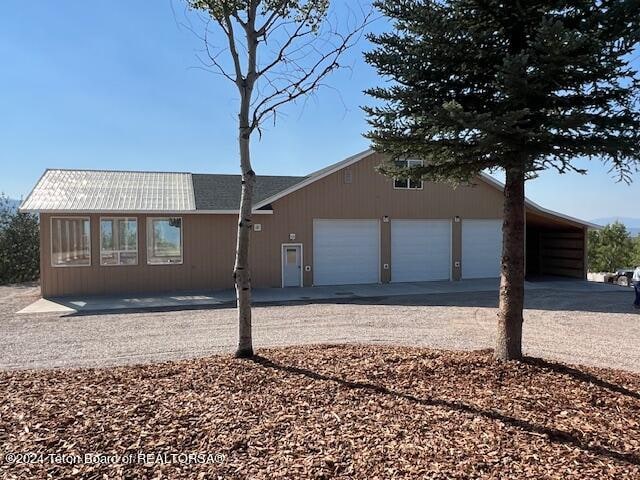 ranch-style house with a garage