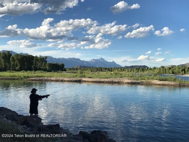 4420 W Bronco Rd, Wilson, WY 83014 - water view featuring a mountain view