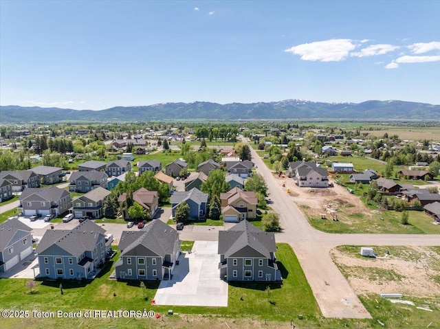 90 Alpine Trl Unit 31, Victor, ID 83455 - aerial view of residential area featuring a mountainous background