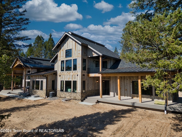 view of rear view of property