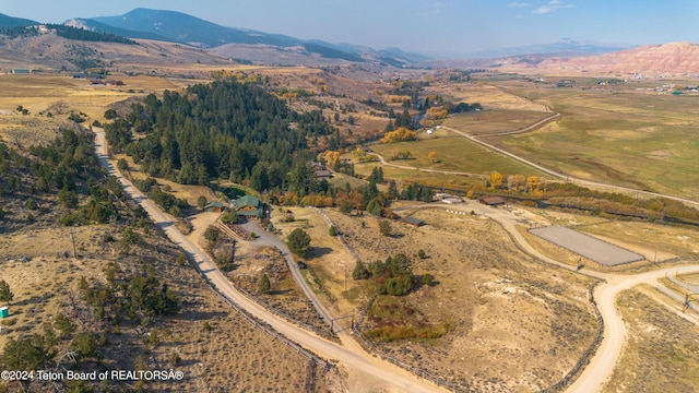 65 Bald Mountain Rd, Dubois, WY 82513 - view of property location with mountains and rural landscape