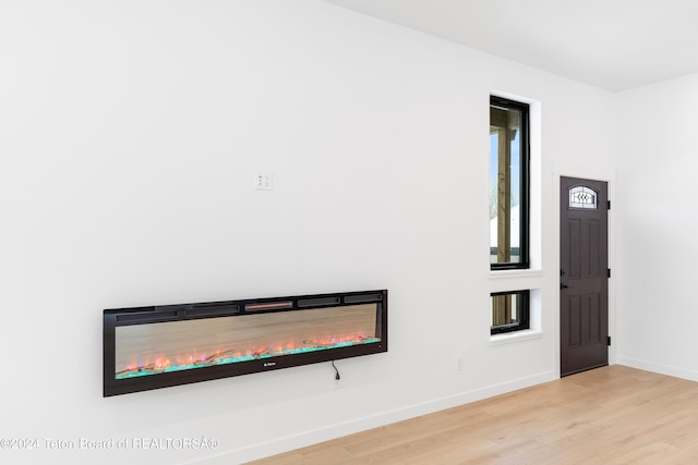 interior space featuring hardwood / wood-style floors