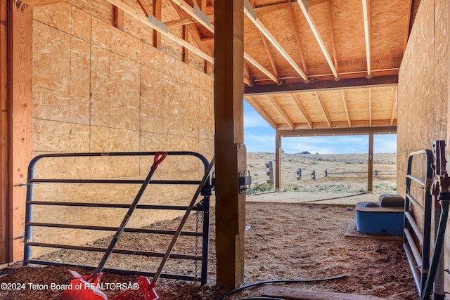 view of stable