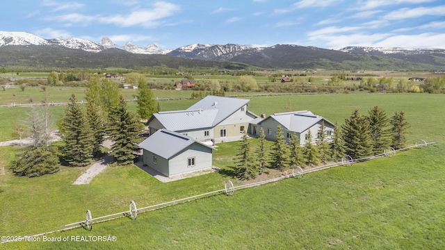 2105 E 5000 N, Tetonia, ID 83452 - overview of rural landscape with a mountain backdrop