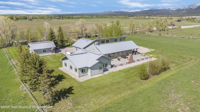 2105 E 5000 N, Tetonia, ID 83452 - overview of rural landscape featuring a mountain backdrop