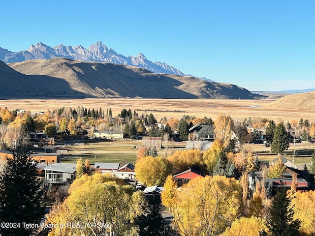 view of mountain feature