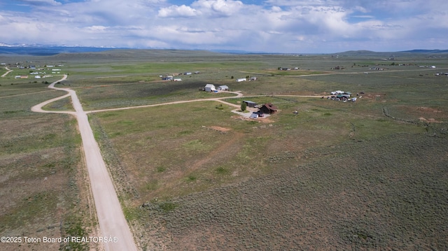 8 S Kicking Bird Rd, Pinedale, WY 82941 - overview of rural landscape with a mountain backdrop