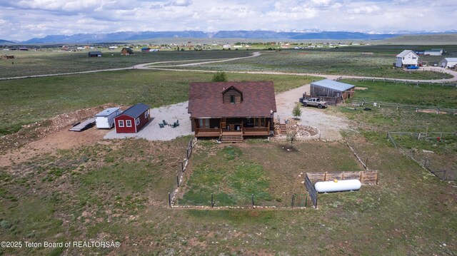 8 S Kicking Bird Rd, Pinedale, WY 82941 - overview of rural landscape featuring mountains