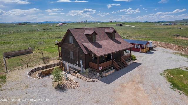 8 S Kicking Bird Rd, Pinedale, WY 82941 - aerial view of sparsely populated area
