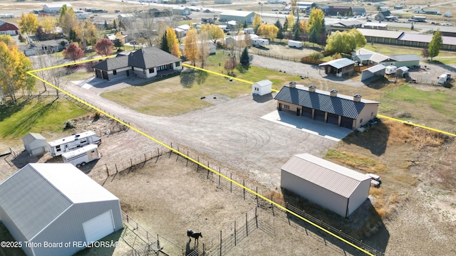 81 Twin Cliffs Rd, Afton, WY 83110 - view from above of property with property boundaries highlighted