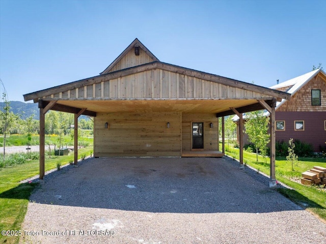 9071 Old Jackson Hwy, Victor, ID 83455 - view of vehicle parking with a carport and driveway